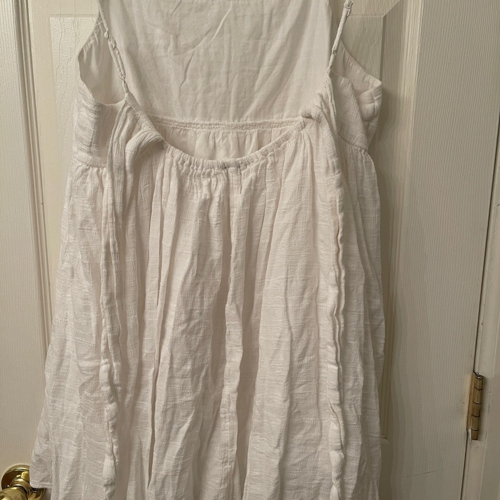American Eagle White Babydoll Top or Mini Skirt‎ | Built-In Lining | Size L - Picture 8 of 9